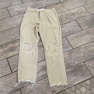 Bridge by GLY Tan Mom Jeans Size 23